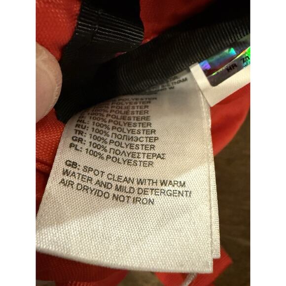 The North Face Light Gray Red PRE-HAB 28L Daypack Backpack - Picture 7 of 14